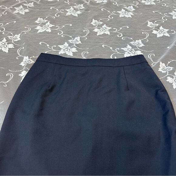 Filippa K Wool Blend Navy Pencil Skirt Sz XS - Picture 3 of 11